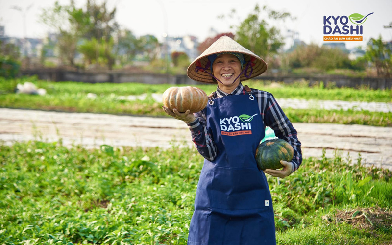 Cháo ăn dặm cho bé 6 tháng Kyo Dashi có nguồn gốc thực phẩm được chứng nhận