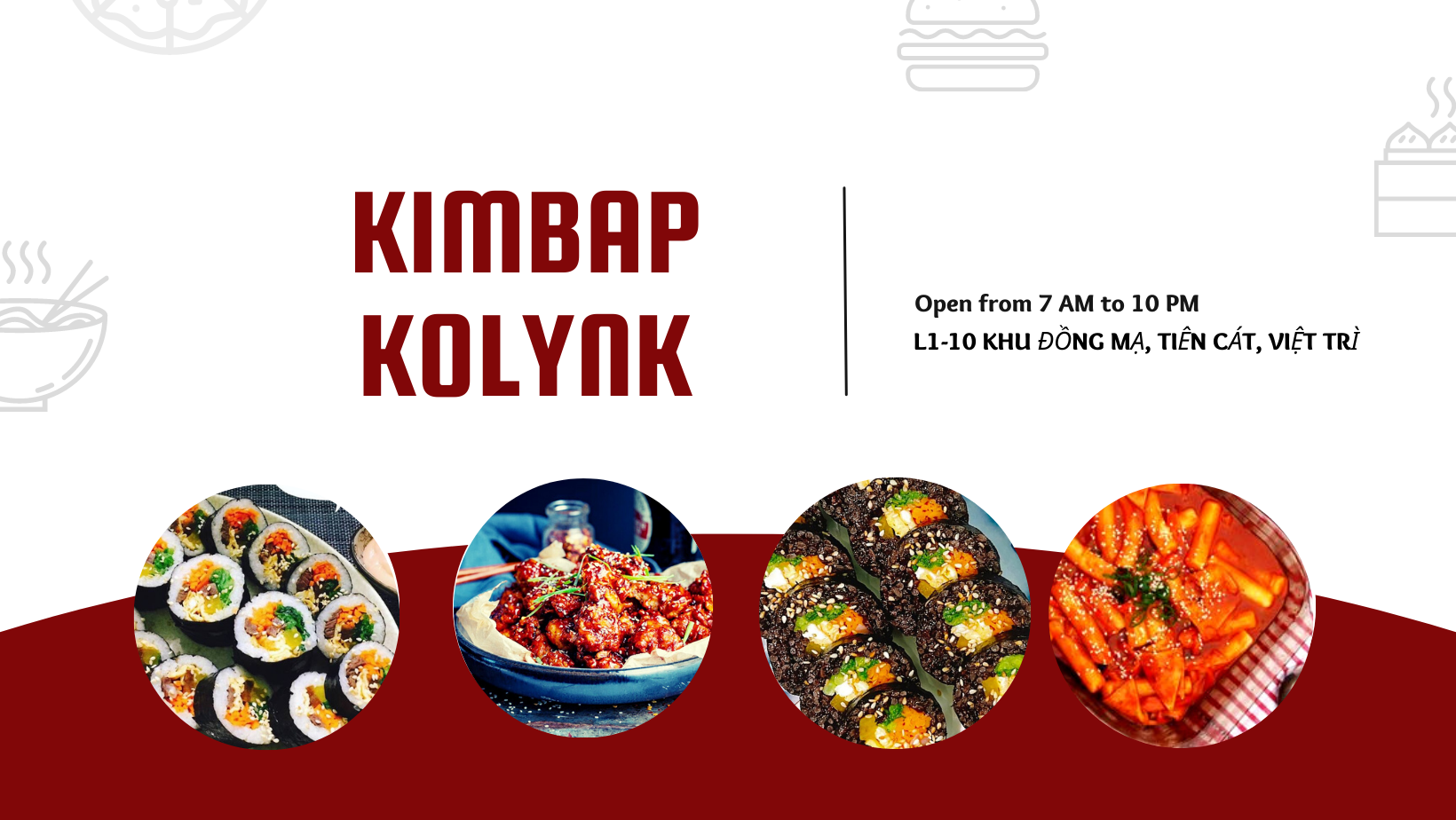 Kimbap Kolynk - quán ăn hàn quốc hút khách tại Việt Trì